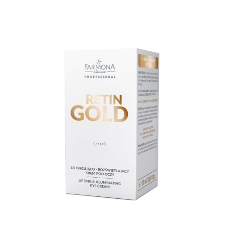 FARMONA PROFESSIONAL RETIN GOLD Liftingująco-rozświetlający krem pod oczy 50ml