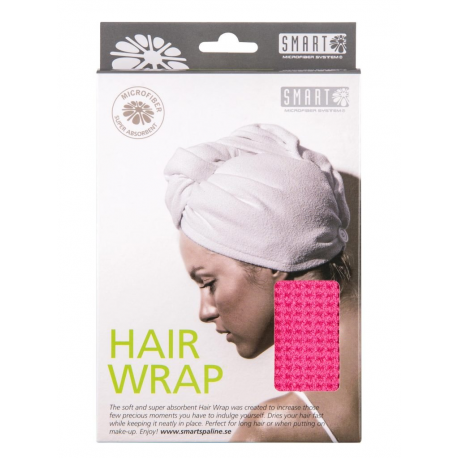 SMART  TURBAN NA GŁOWĘ RÓŻOWY