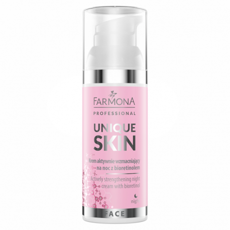 FARMONA UNIQUE SKIN Krem aktywnie wzmacniający na noc z bioretinolem